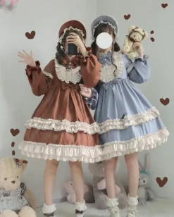 Dusty Pink Maid Dress