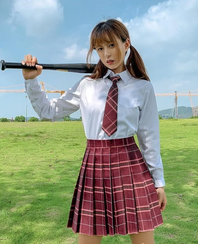 Electric Plaid Skirt (17 Colors)