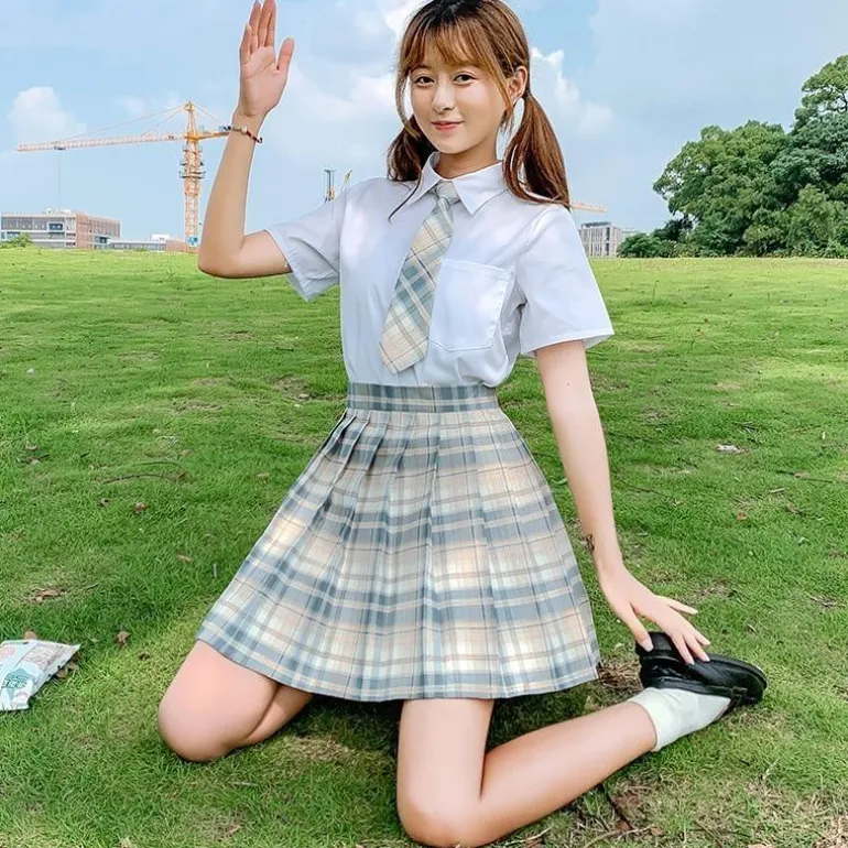 Electric Plaid Skirt (17 Colors)