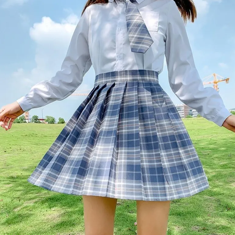 Electric Plaid Skirt (17 Colors)
