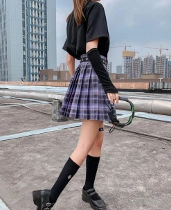 Electric Plaid Skirt (17 Colors)