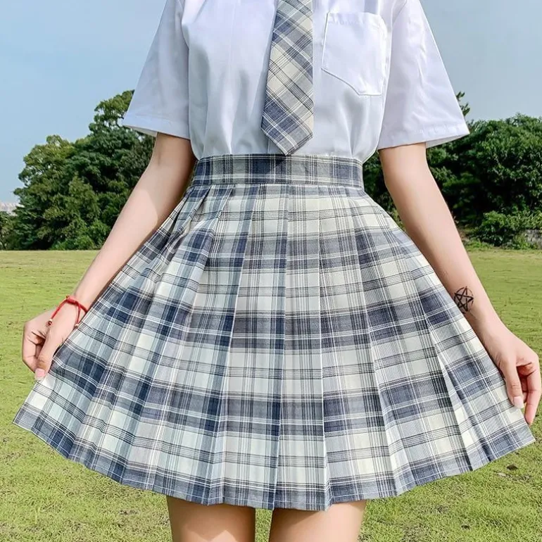 Electric Plaid Skirt (17 Colors)
