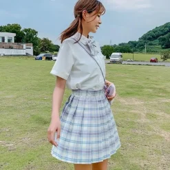Electric Plaid Skirt (17 Colors)