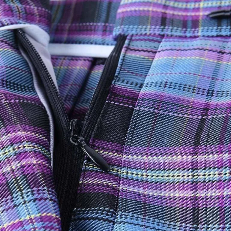 Electric Plaid Skirt (17 Colors)