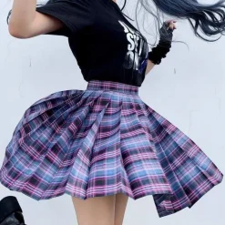 Electric Plaid Skirt (17 Colors)