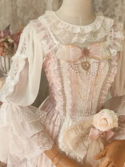 Elegant Victorian Ruffled Blouse