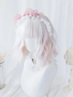 Elegant Watercolor Short Bob Wig