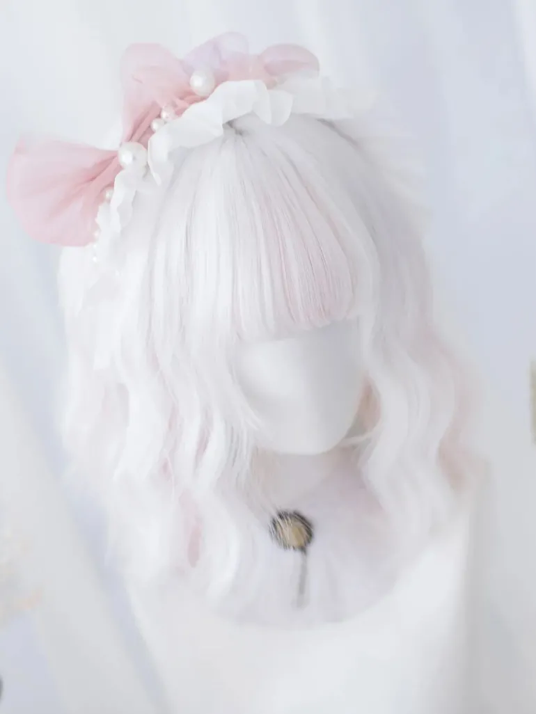 Elegant Watercolor Short Bob Wig