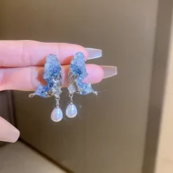 Ethereal Moon Dangle Earrings