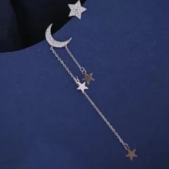 Ethereal Moon Dangle Earrings
