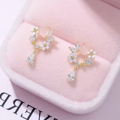 Ethereal Moon Dangle Earrings