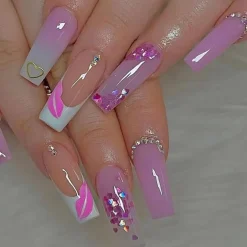 Extra Long Square Press On Nails