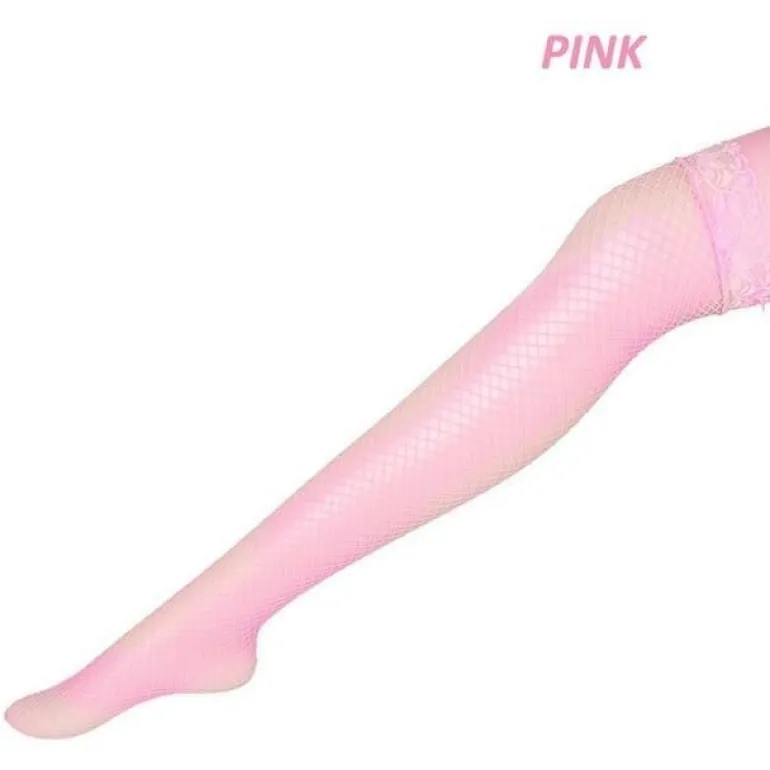 Fishnet Lace Stockings (5 colors)
