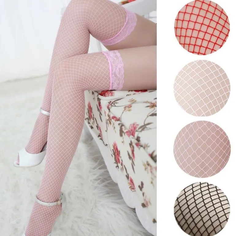 Fishnet Lace Stockings (5 colors)