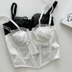Floral Embroidered Bustier
