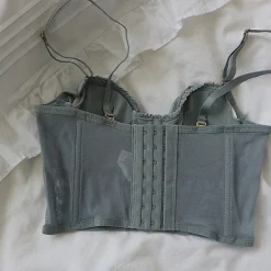 Floral Embroidered Bustier