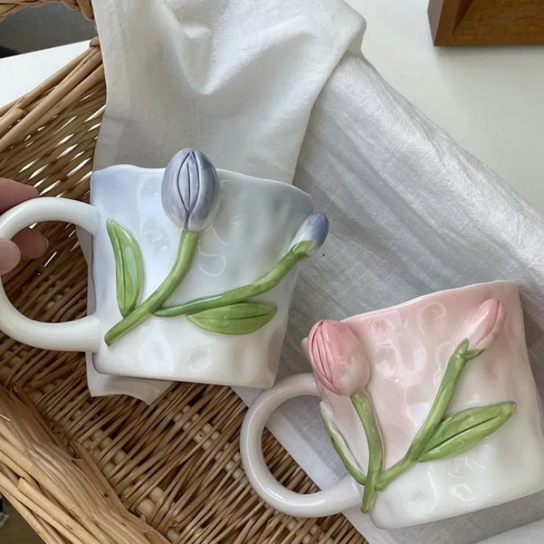Floral Handpainted Mugs
