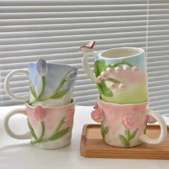Floral Handpainted Mugs
