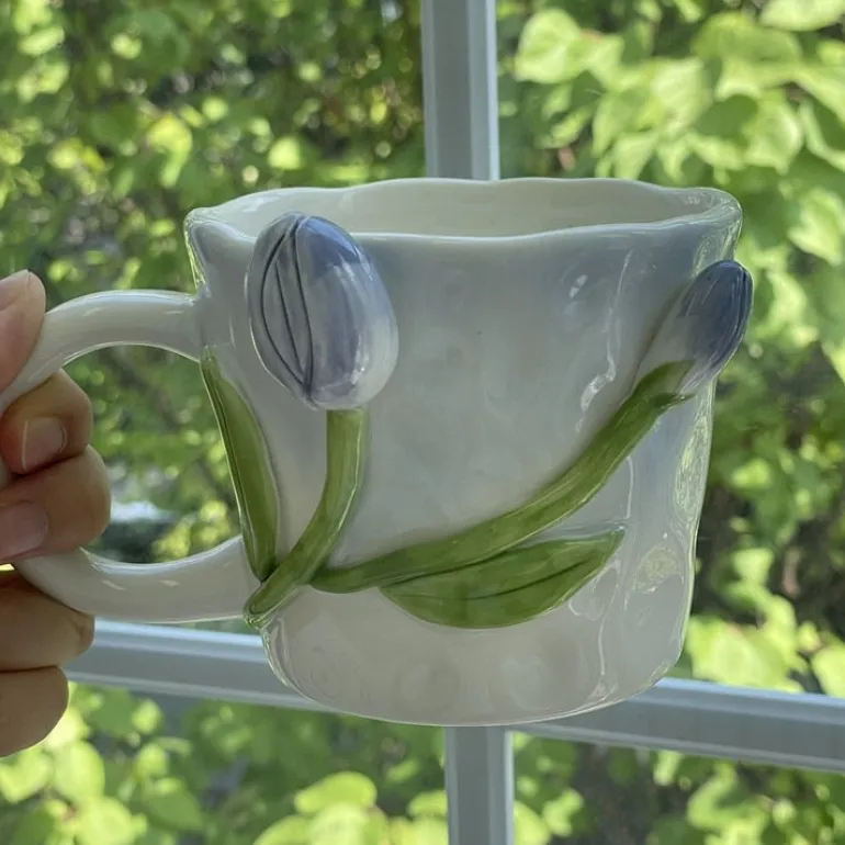 Floral Handpainted Mugs