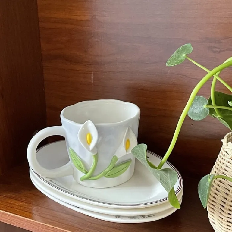 Floral Handpainted Mugs