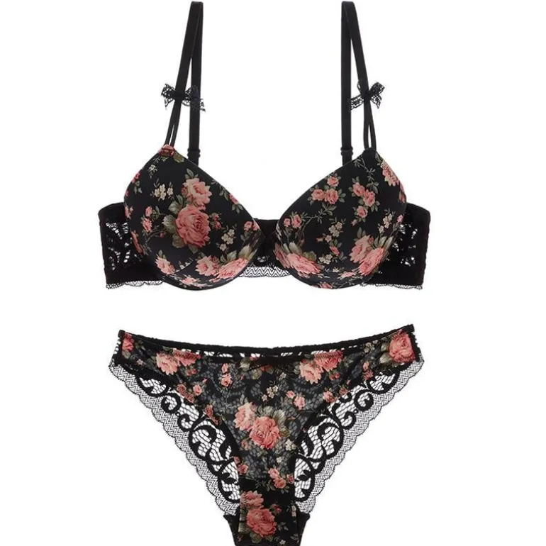 Floral Lace Lingerie Set