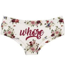 Floral Wh*re Panties