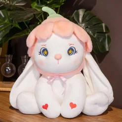 Flower Bonnet Bunny Plush