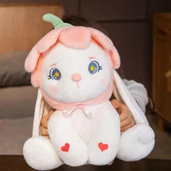 Flower Bonnet Bunny Plush