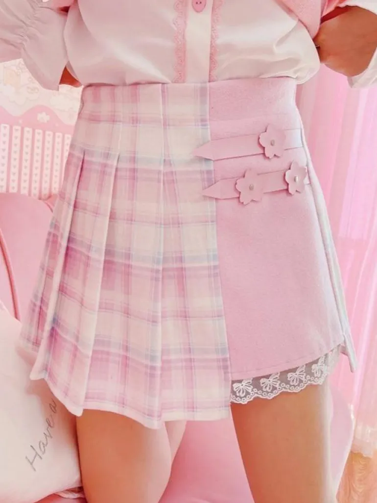Flower Princess Patchwork Skirt