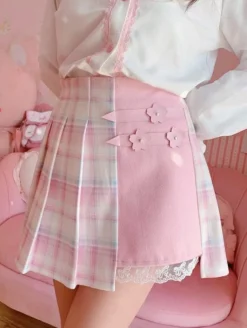 Flower Princess Patchwork Skirt