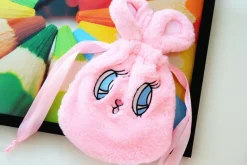 Fluffy Bunny Drawstring Bag