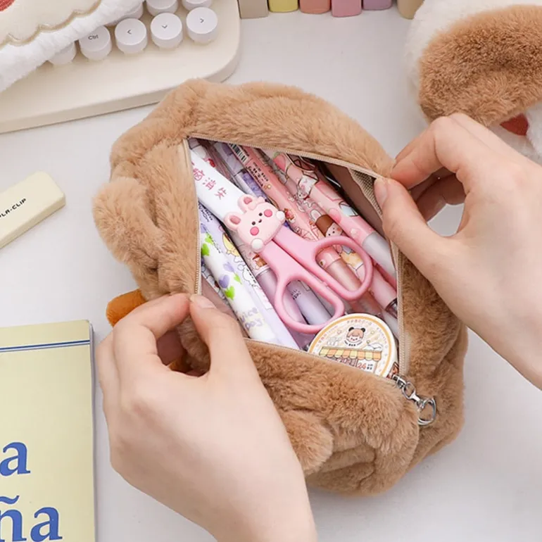 Fluffy Kawaii Pencil Cases