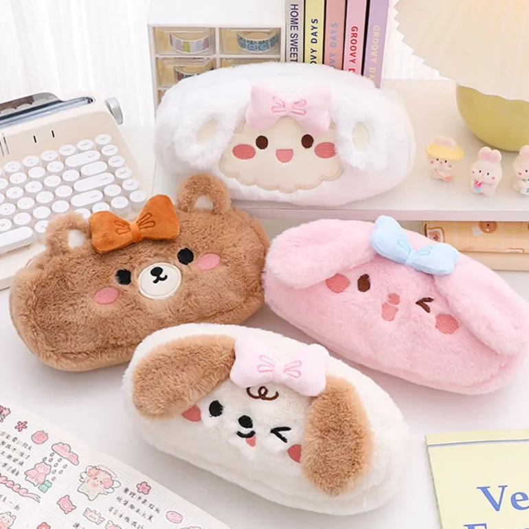 Fluffy Kawaii Pencil Cases