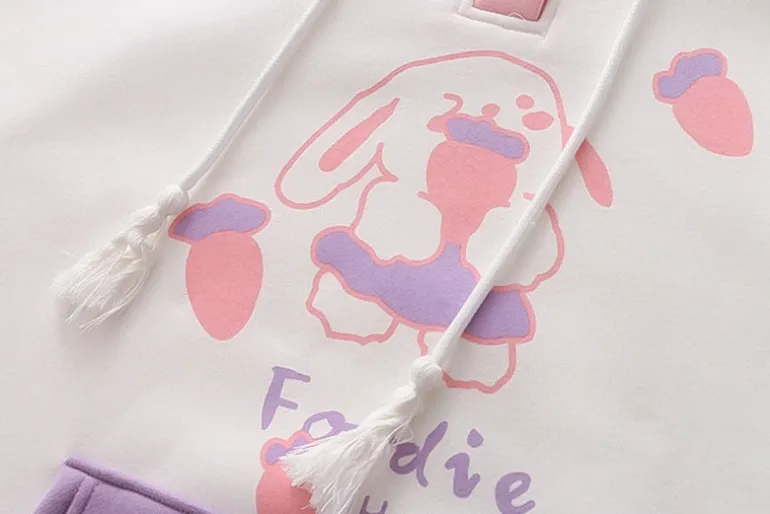 Foodie Bunny Hoodie