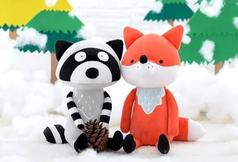 Fox & Raccoon Plushies