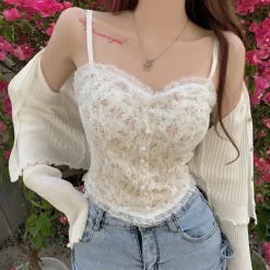 French Floral Camisole