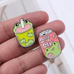Froggy Juice Enamel Pins