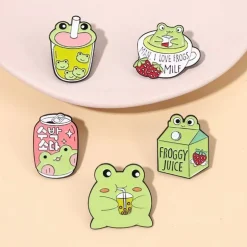 Froggy Juice Enamel Pins