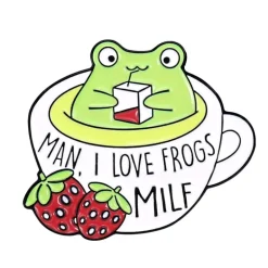 Froggy Juice Enamel Pins