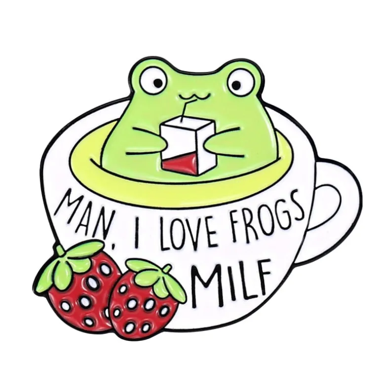 Froggy Juice Enamel Pins