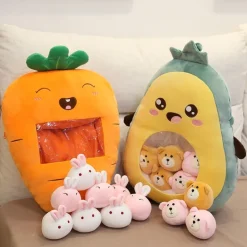 Fruit and Animal Plush Bags
