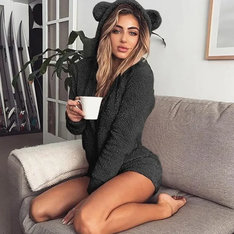 Furry Baby Bear Bodysuit