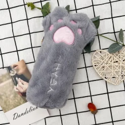 Furry Kitten Paw Pencil Case