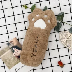 Furry Kitten Paw Pencil Case