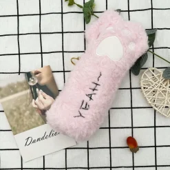 Furry Kitten Paw Pencil Case
