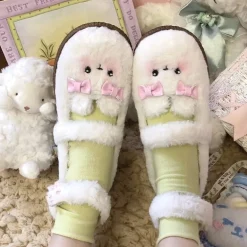 Fuzzy Bear Mary Janes