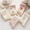 Fuzzy Berry Socks