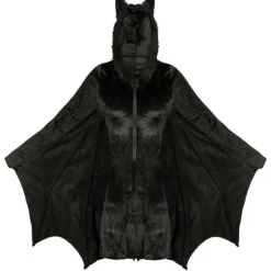 Fuzzy Black Bat Costume Set