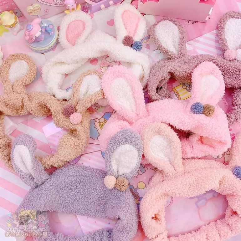 Fuzzy Bunny Hair Band