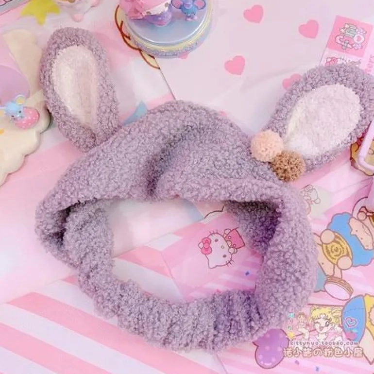 Fuzzy Bunny Hair Band